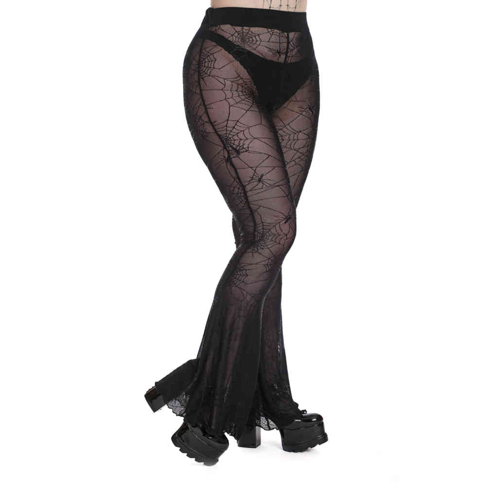 Banned - Noir Nirvana Flare Flared trousers - Black